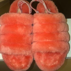 fluff yeah ugg slides